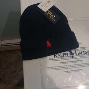 Polo by Ralph Lauren Men's Navy Beanie